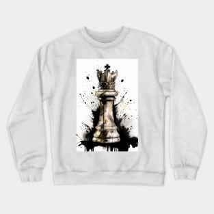 King Chess Piece Painting Crewneck Sweatshirt